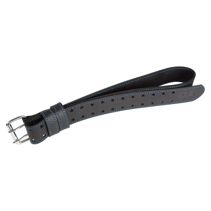 OX Trade Black Leather Belt - 2INCH