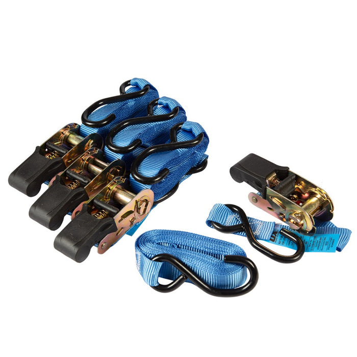 OX Trade Ratchet Tie Down 25MMX4M 4PK