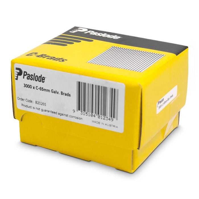 PASLODE BRAD GAL C65 QTY3000 65X1.6