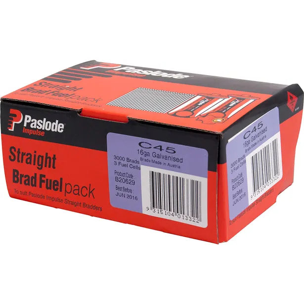 PASLODE BRAD VP GAL C45 QTY3000 45X1.6