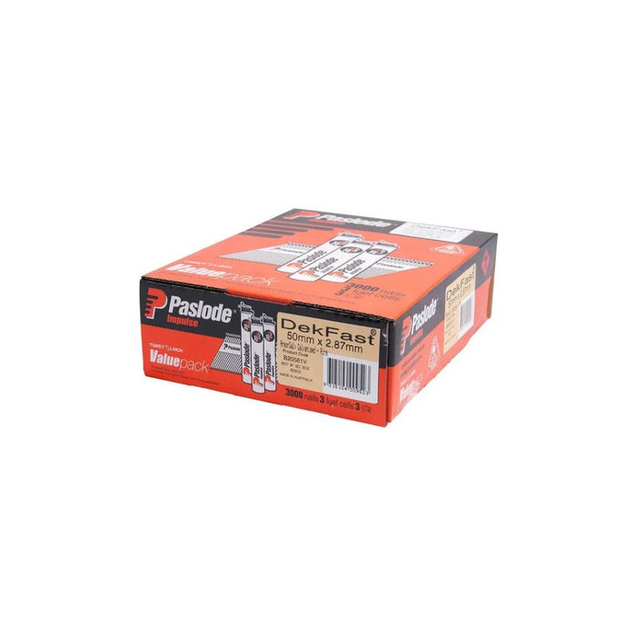 PASLODE DEKFAST VP GAL 50X2.87 QTY3000