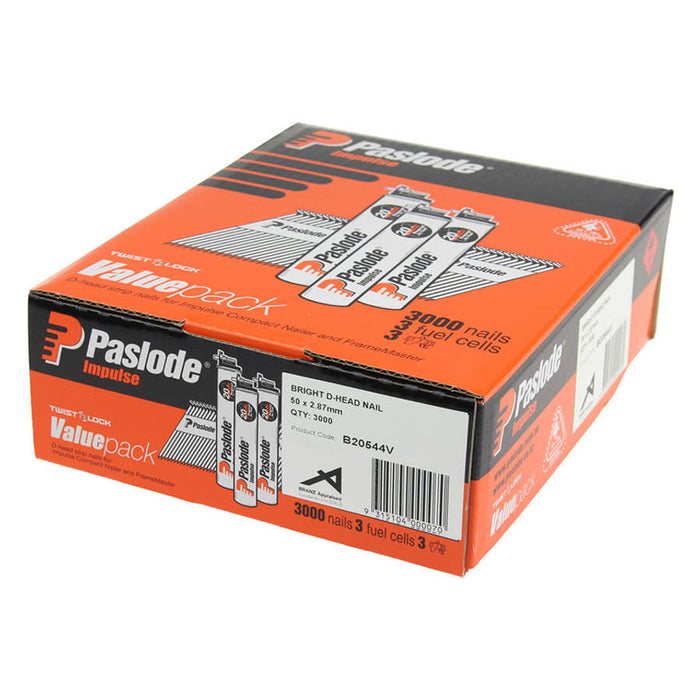 PASLODE IMP VP BRIGHT 50X2.87 QTY3000