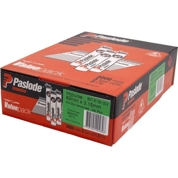 PASLODE IMP VP HD GAL 82X3.15 QTY3000