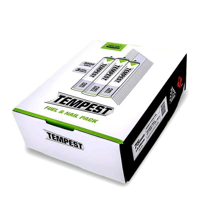 PASLODE TEMPEST D HEAD NAIL BRIGHT 75X3.05 QTY3000