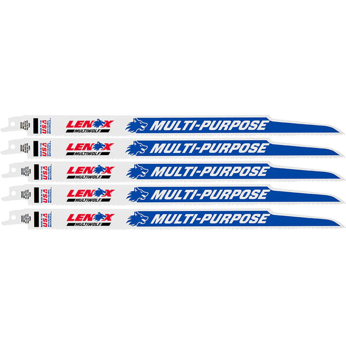 RECIP BLADE BI-METAL 300X19X1.3MM 10/14TPI 5PK
