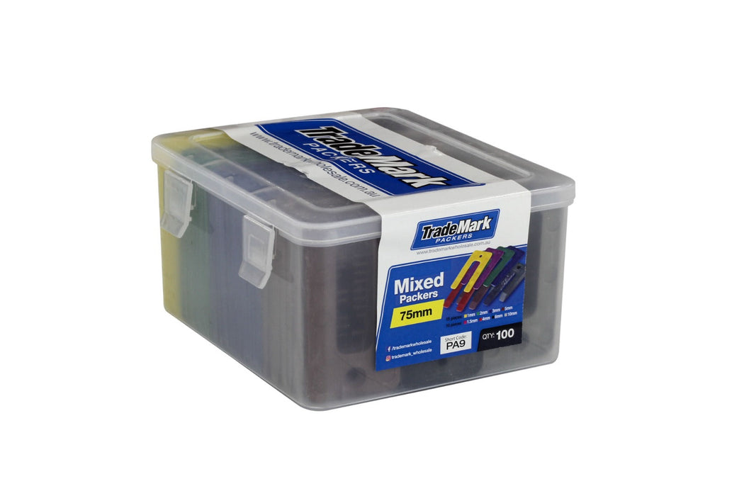 WINDOW PACKER MIX SIZE 75MM 600PC TUB
